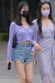 丝袜秀原创街拍作品01